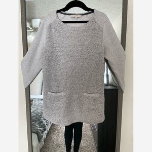 Ann Taylor LOFT • Perfect Condition • Boucle Sweatshirt Sweater - Size Medium